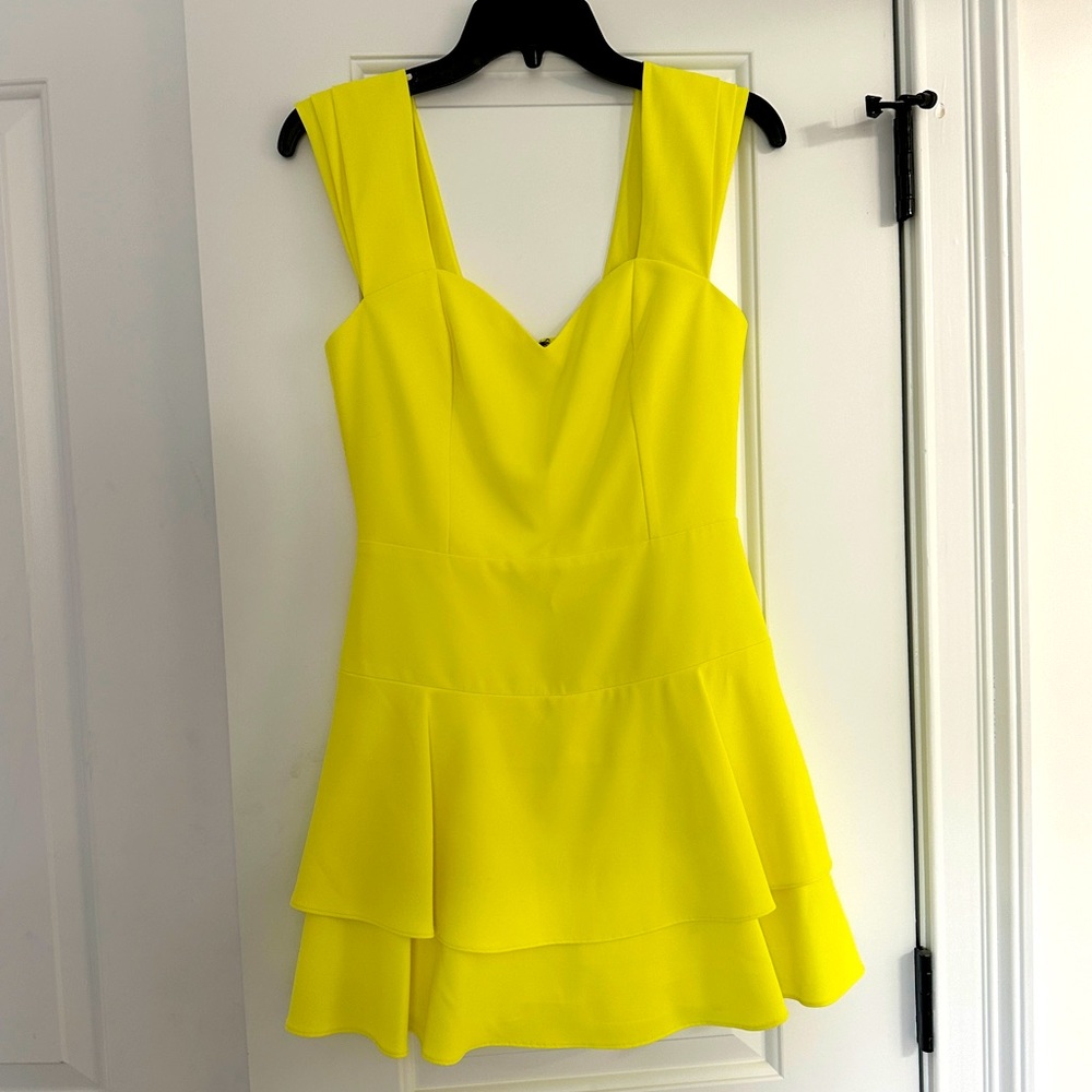 YELLOW ALICE + OLIVIA DRESS
